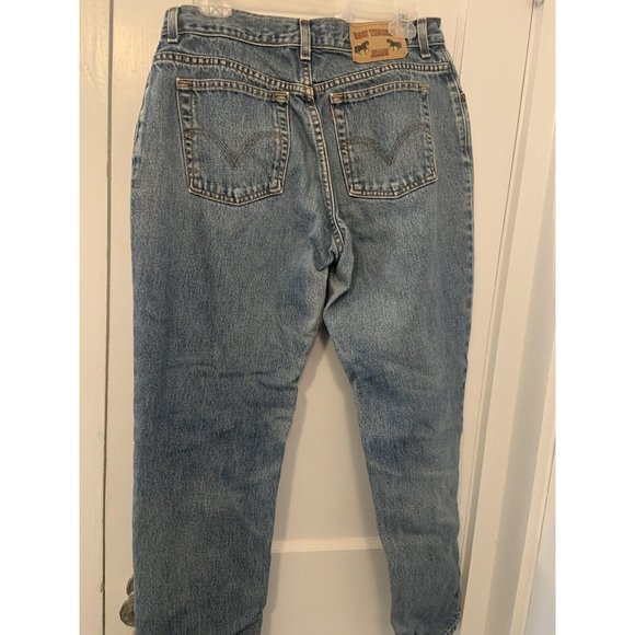 Ross Thomson Men Flat Front 5 Pocket Blue Jeans Size 34" x 30"  Denim #94572 - Picture 3 of 5